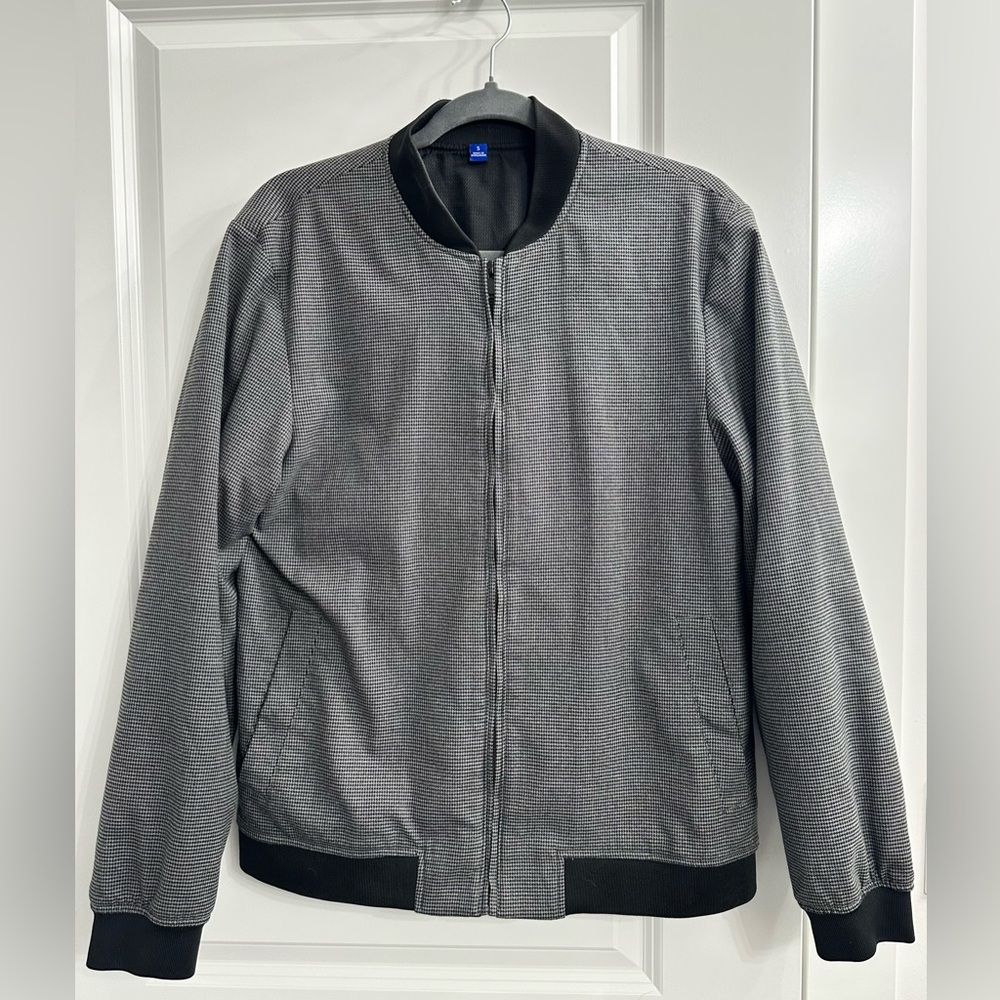 Apt. 9 Men's Black and White Bomber Jacket